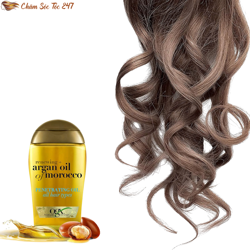 Tinh dầu dưỡng tóc OGX Renewing Argan Oil